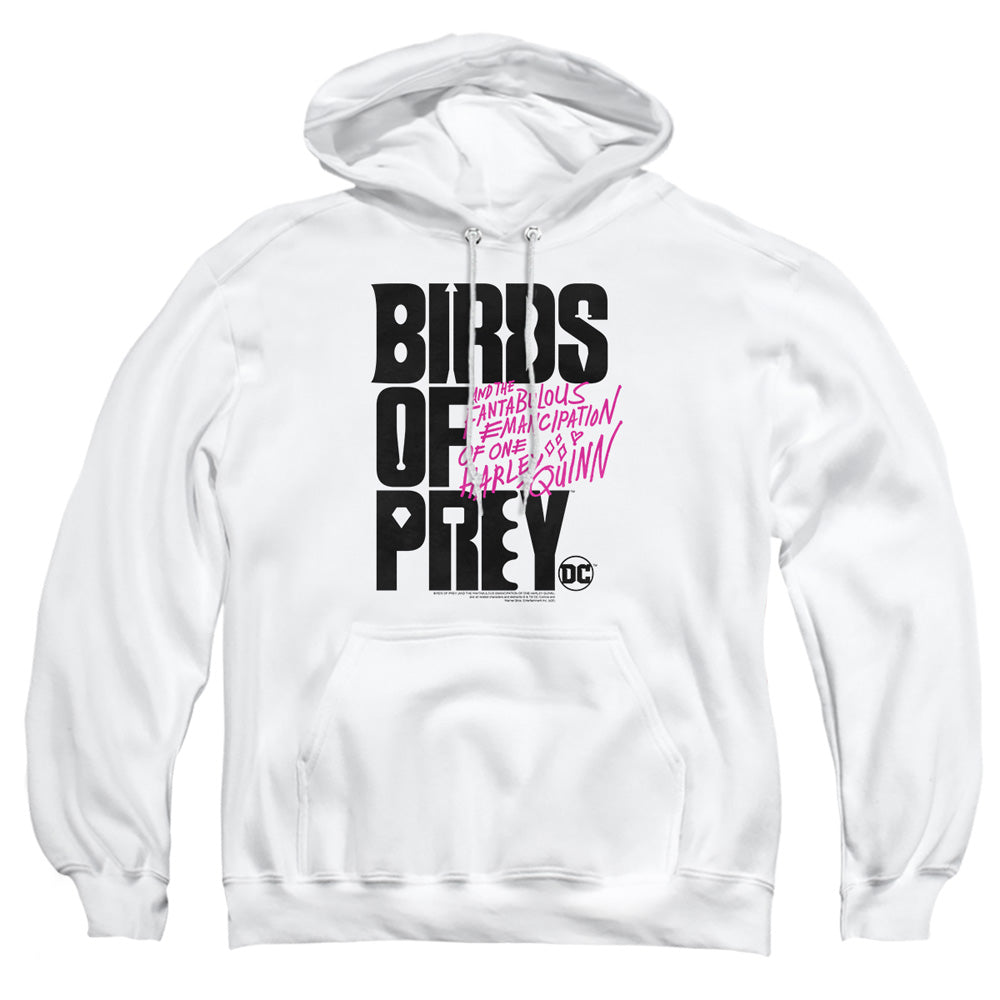 Birds Of Prey Birds Of Prey Logo Mens Hoodie White Officially Licensed