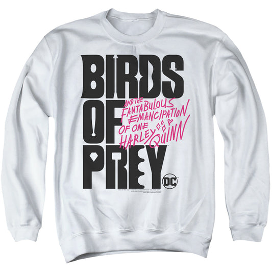 Birds Of Prey Birds Of Prey Logo Mens Crewneck Sweatshirt White Officially Licensed