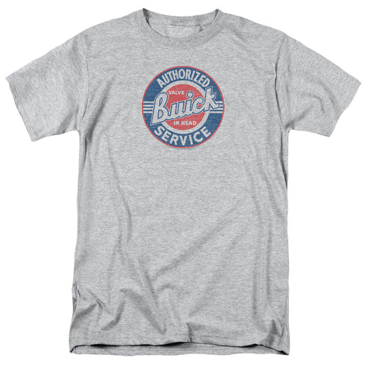Buick Authorized Service Mens T Shirt Athletic Heather Officially Licensed