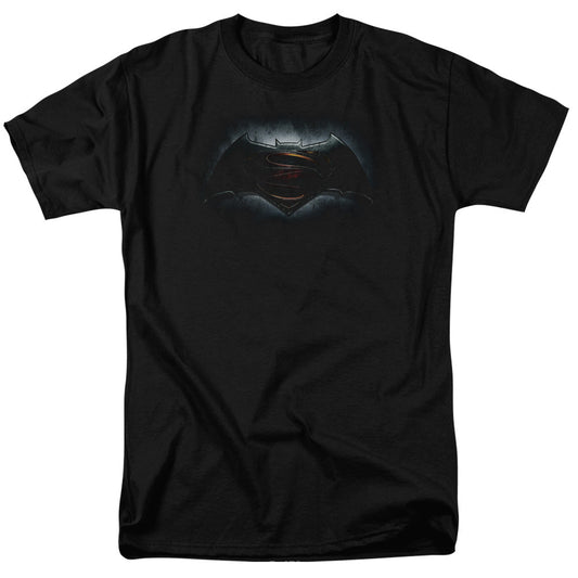 Batman V Superman Logo Mens T Shirt Black Officially Licensed