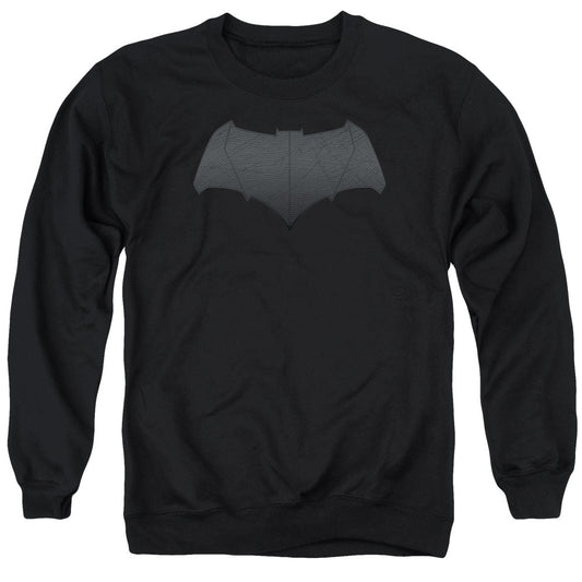 Batman V Superman Batman Logo Mens Crewneck Sweatshirt Black Officially Licensed