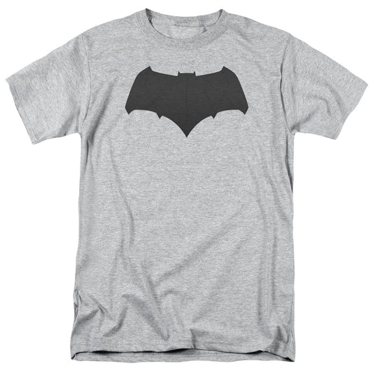 Batman V Superman Batman Logo Mens T Shirt Athletic Heather Officially Licensed