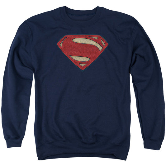 Batman V Superman Super Movie Logo Mens Crewneck Sweatshirt Navy Officially Licensed
