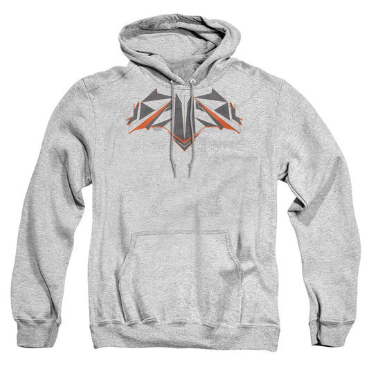Batman V Superman Tech Bat Logo Mens Hoodie Athletic Heather Officially Licensed