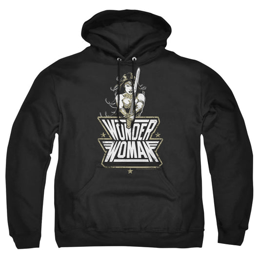 Batman V Superman Tough Mens Hoodie Black Officially Licensed