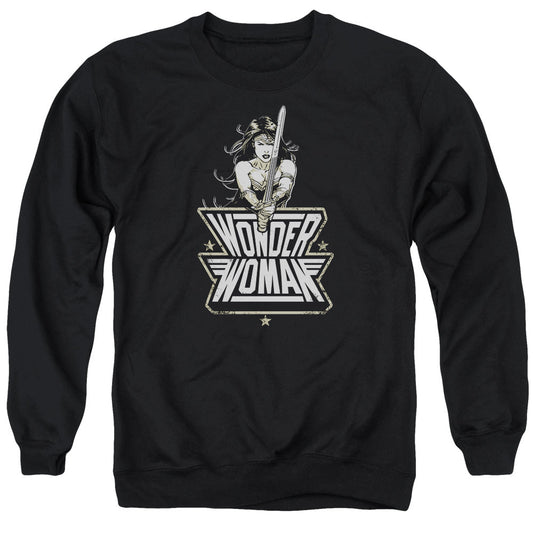 Batman V Superman Tough Mens Crewneck Sweatshirt Black Officially Licensed
