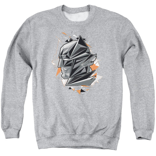 Batman Vs Superman Dawn Mens Crewneck Sweatshirt Athletic Heather Officially Licensed