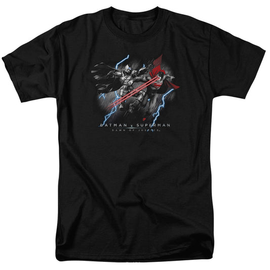 Batman V Superman Lightniing V Heat Vision Mens T Shirt Black Officially Licensed