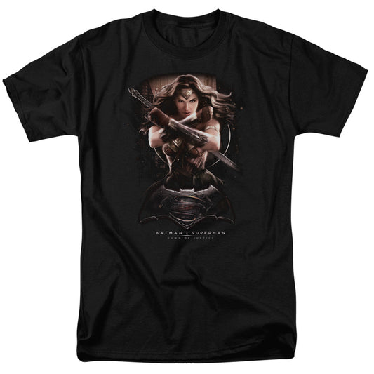 Batman V Superman Ww Ground Zero Mens T Shirt Black Officially Licensed
