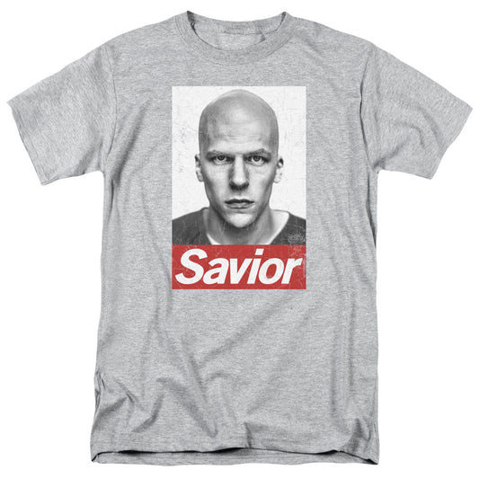 Batman V Superman Savior Mens T Shirt Athletic Heather Officially Licensed