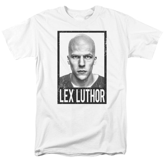 Batman V Superman Luthor Mens T Shirt White Officially Licensed