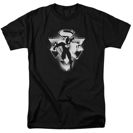 Batman V Superman Triple Diamond Mens T Shirt Black Officially Licensed