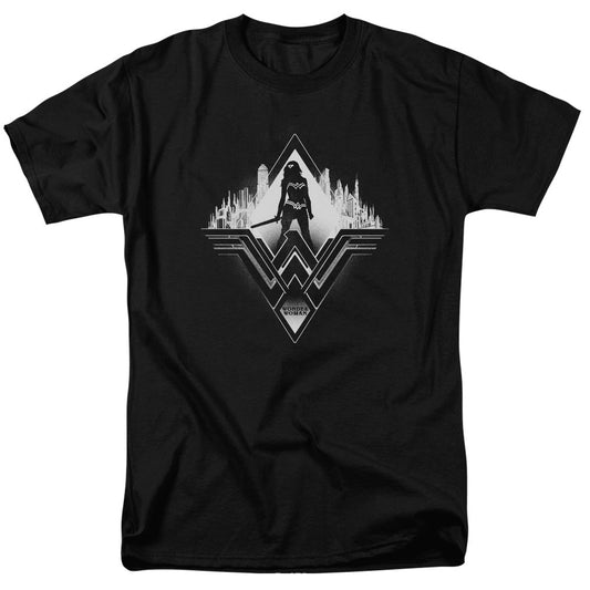 Batman V Superman City Warrior Mens T Shirt Black Officially Licensed