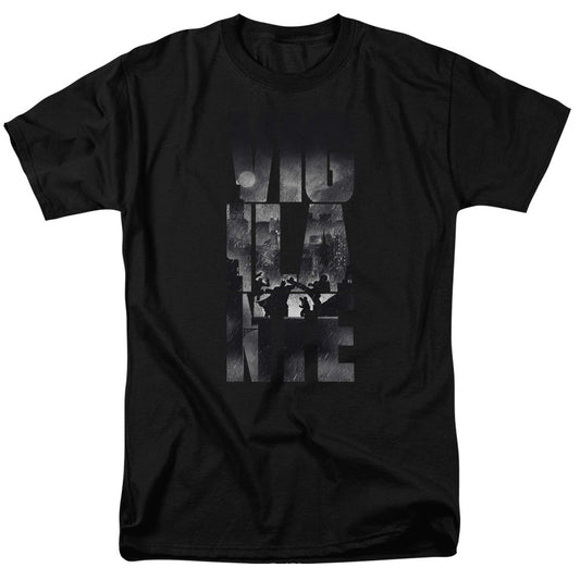 Batman V Superman Rainy Viglante Mens T Shirt Black Officially Licensed