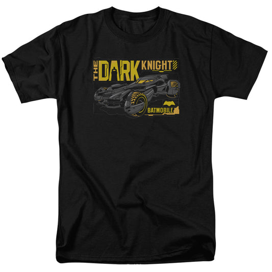 Batman V Superman Mobil Dark Knight Mens T Shirt Black Officially Licensed