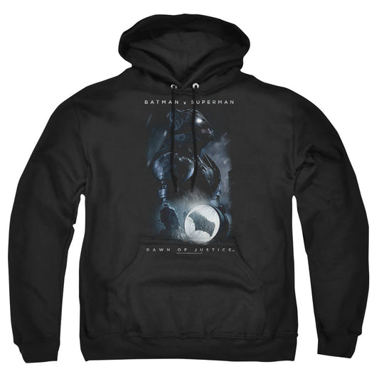 Batman V Superman Signal Mens Hoodie Black Officially Licensed