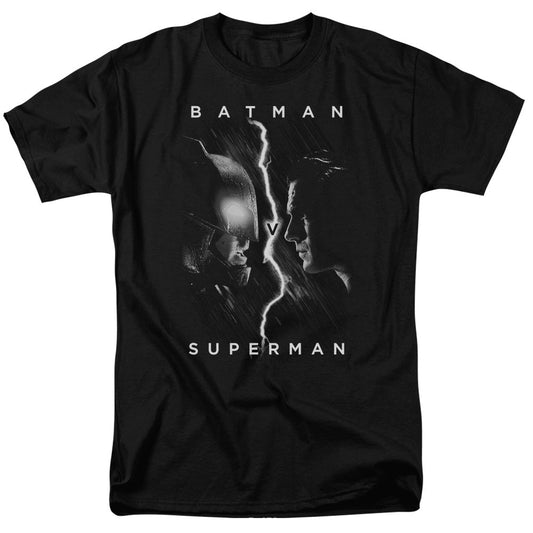 Batman V Superman Face To Face Mens T Shirt Black Officially Licensed