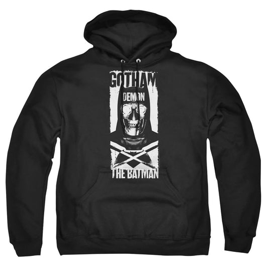 Batman V Superman Demon Bat Mens Hoodie Black Officially Licensed
