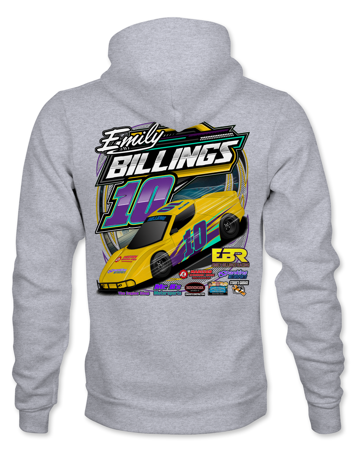 Emily Billings Racing Hoodies