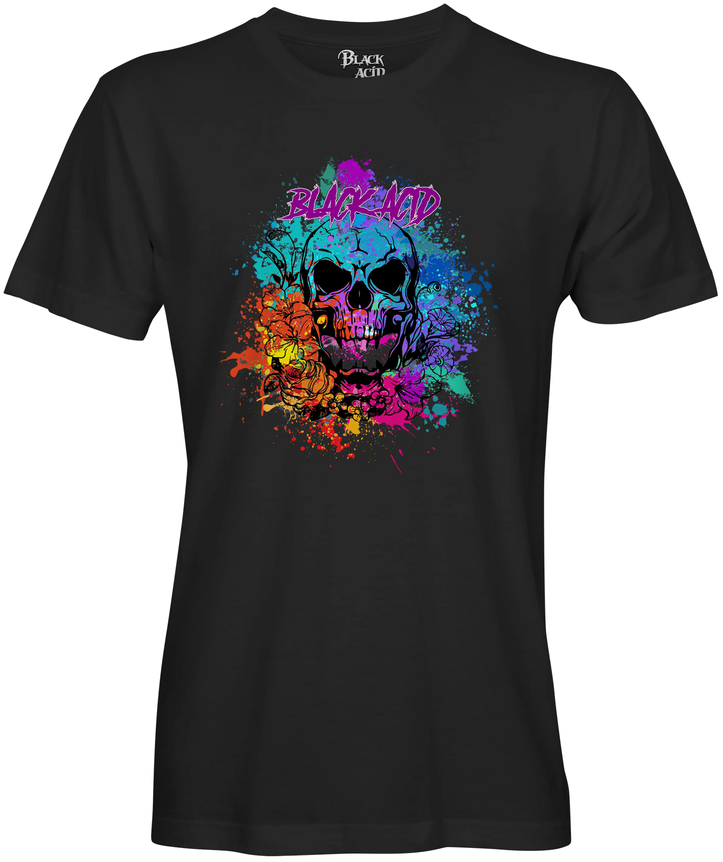 Black Acid Racing - Screamin' Skull Design