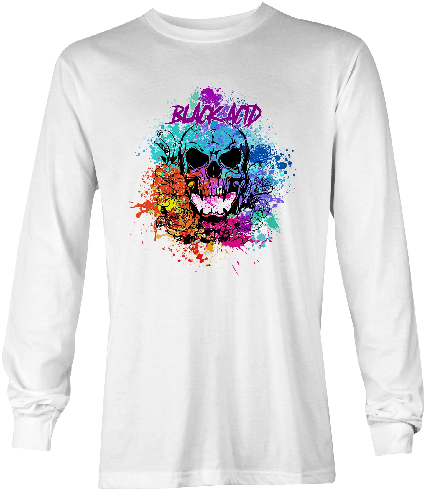 Black Acid Racing - Screamin' Skull Design