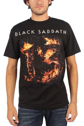 Black Sabbath Black Sabbath - Mens 13 Black T-Shirt In Charcoal, Size: X-Large, Color: Charcoal [T-Shirt] - Rock Band Apparel