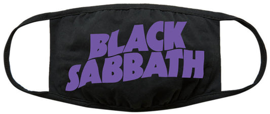 Black Sabbath Wavy Logo Face Covering Black Sabbath Wavy Logo Face Covering [Apparel] - Rock Band Apparel