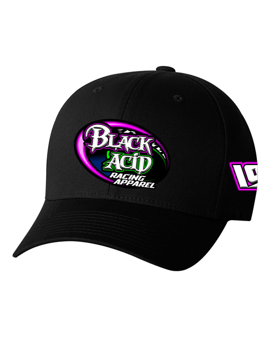 Black Acid Racing Apparel Hats
