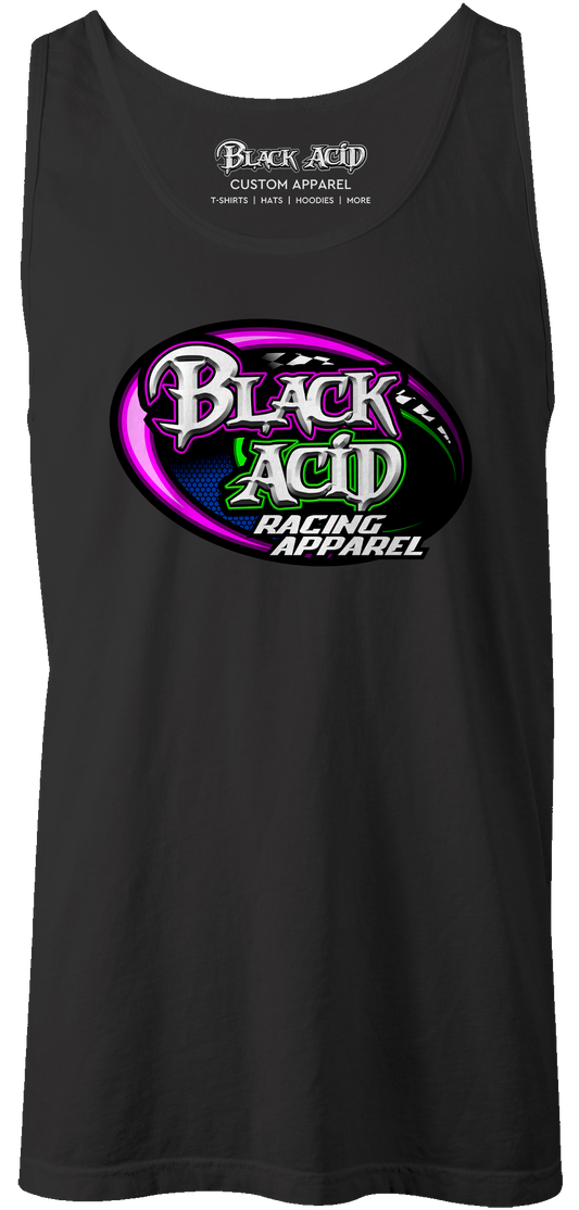 Black Acid Racing Apparel Tank Tops