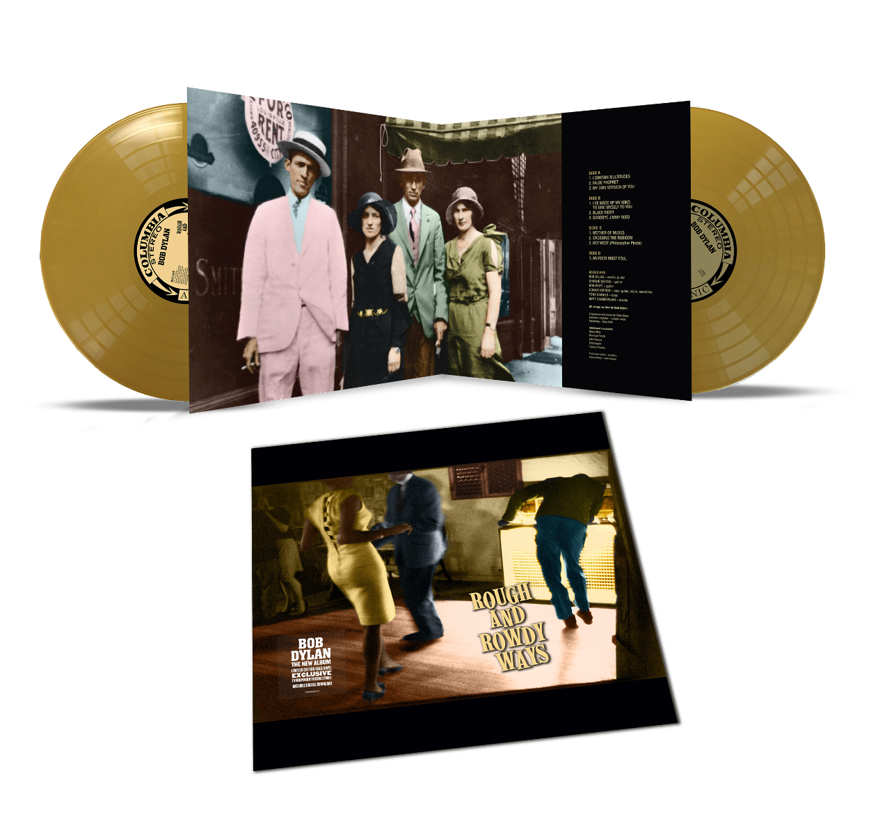 Rough and Rowdy Ways (INDIE EXCLUSIVE: 2 GOLD Discs, 180G, printed inner sleeves, gatefold, with D/L Card) [Vinyl]