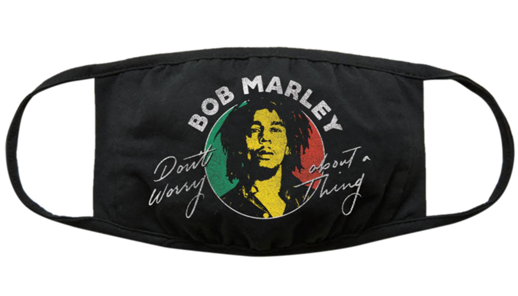 Bob Marley Bob Marley Face Covering [Apparel] - Rock Band Apparel