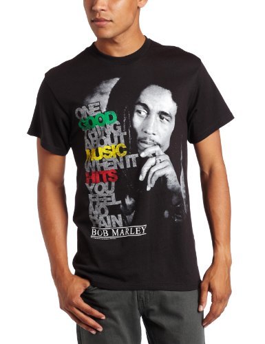 Bob Marley Good Music Hits T-Shirt [T-Shirt] - Rock Band Apparel
