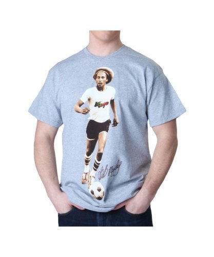 Bob Marley Rockabilia Bob Marley Kaya Soccer Slim Fit T-Shirt X-Large [T-Shirt] - Rock Band Apparel