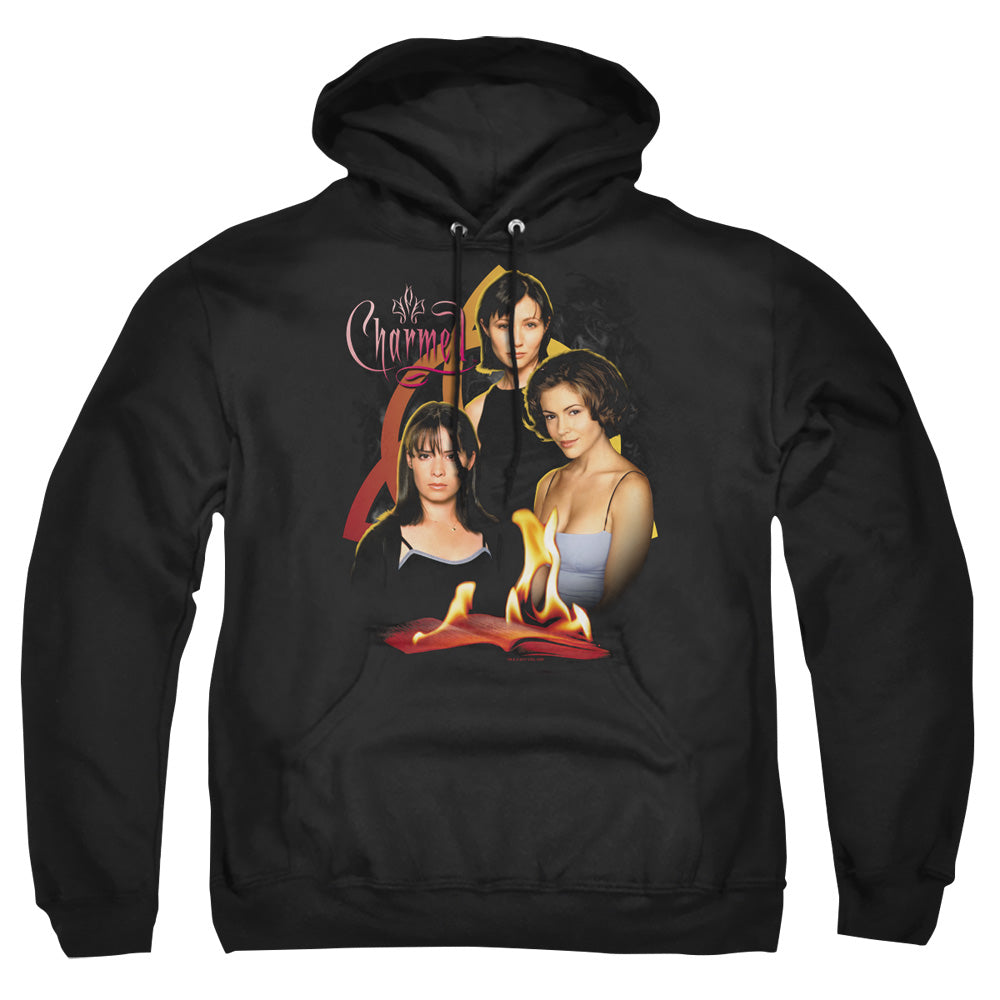 Charmed Original Three Mens Hoodie Black Officially Licensed
