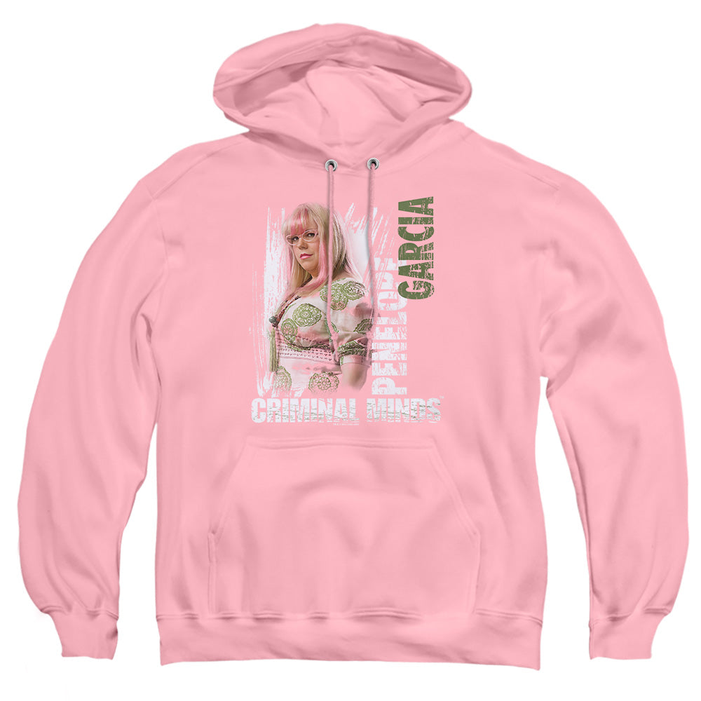 Criminal Minds Penelope Mens Hoodie Pink Officially Licensed