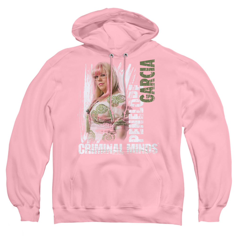 Criminal Minds Penelope Mens Hoodie Pink Officially Licensed
