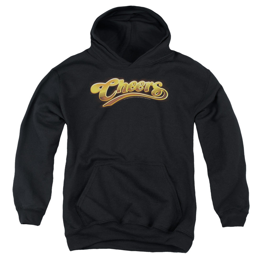 Cheers Cheers Logo Kids Youth Hoodie Black Officially Licensed