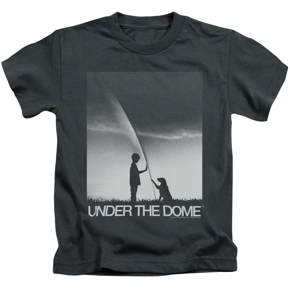 Under the Dome Im Speilburg Juvenile Kids Youth T Shirt Charcoal Officially Licensed