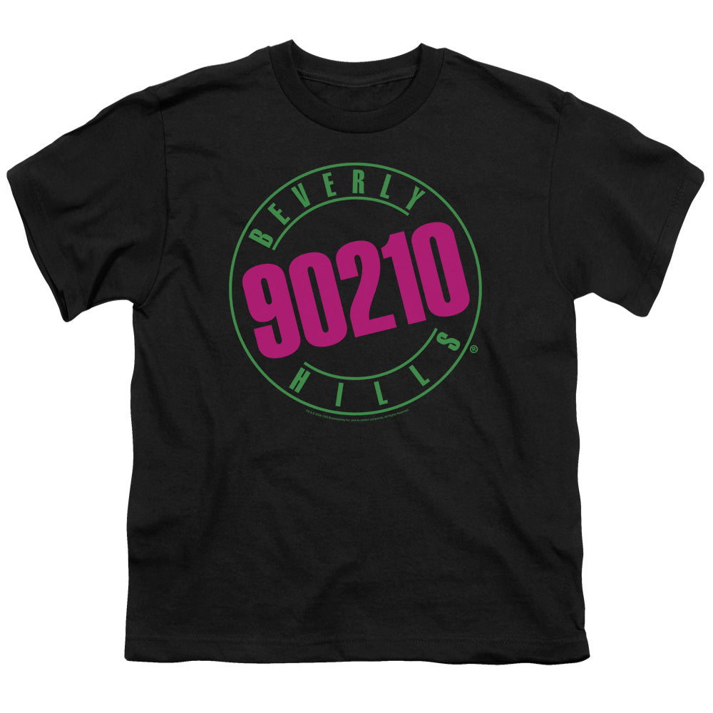 90210 Neon Kids Youth T Shirt Black Officially Licensed