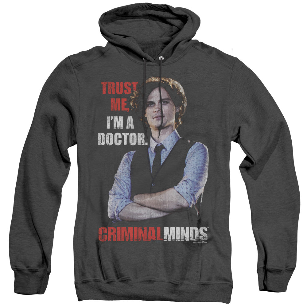 Criminal Minds Trust Me Heather Mens Hoodie Black Officially Licensed