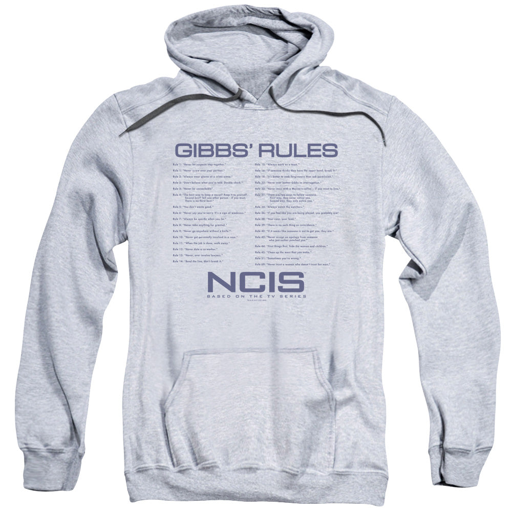 Ncis Gibbs Rules Mens Hoodie Athletic Heather Officially Licensed