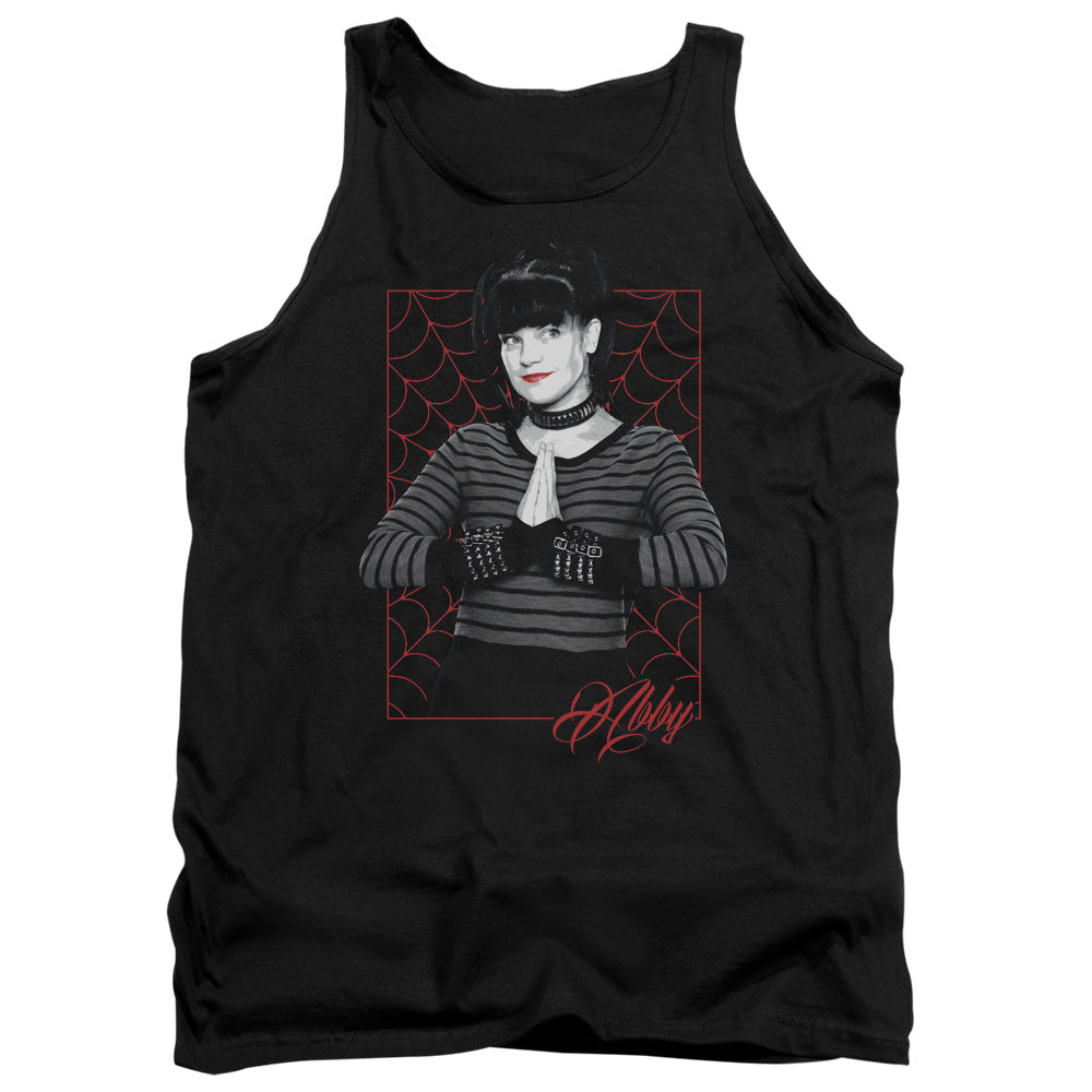Ncis Abby Webs Mens Tank Top Shirt Black Officially Licensed