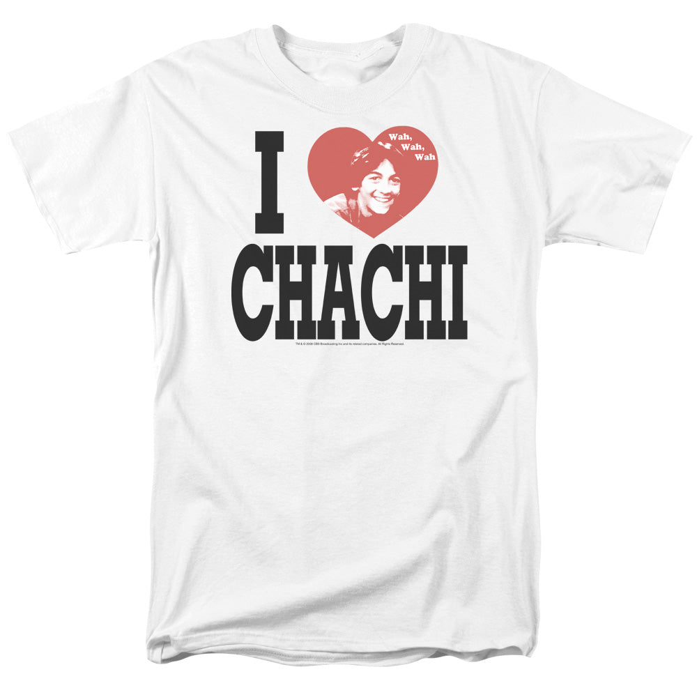 Happy Days I Heart Chachi Mens T Shirt White Officially Licensed