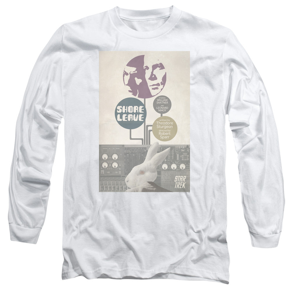 Star Trek Tos Episode 15 Mens Long Sleeve Shirt White Officially Licensed Officially Licensed