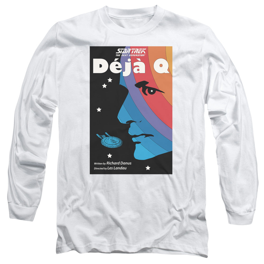 Star Trek Tng Season 3 Episode 13 Mens Long Sleeve Shirt White Officially Licensed Officially Licensed