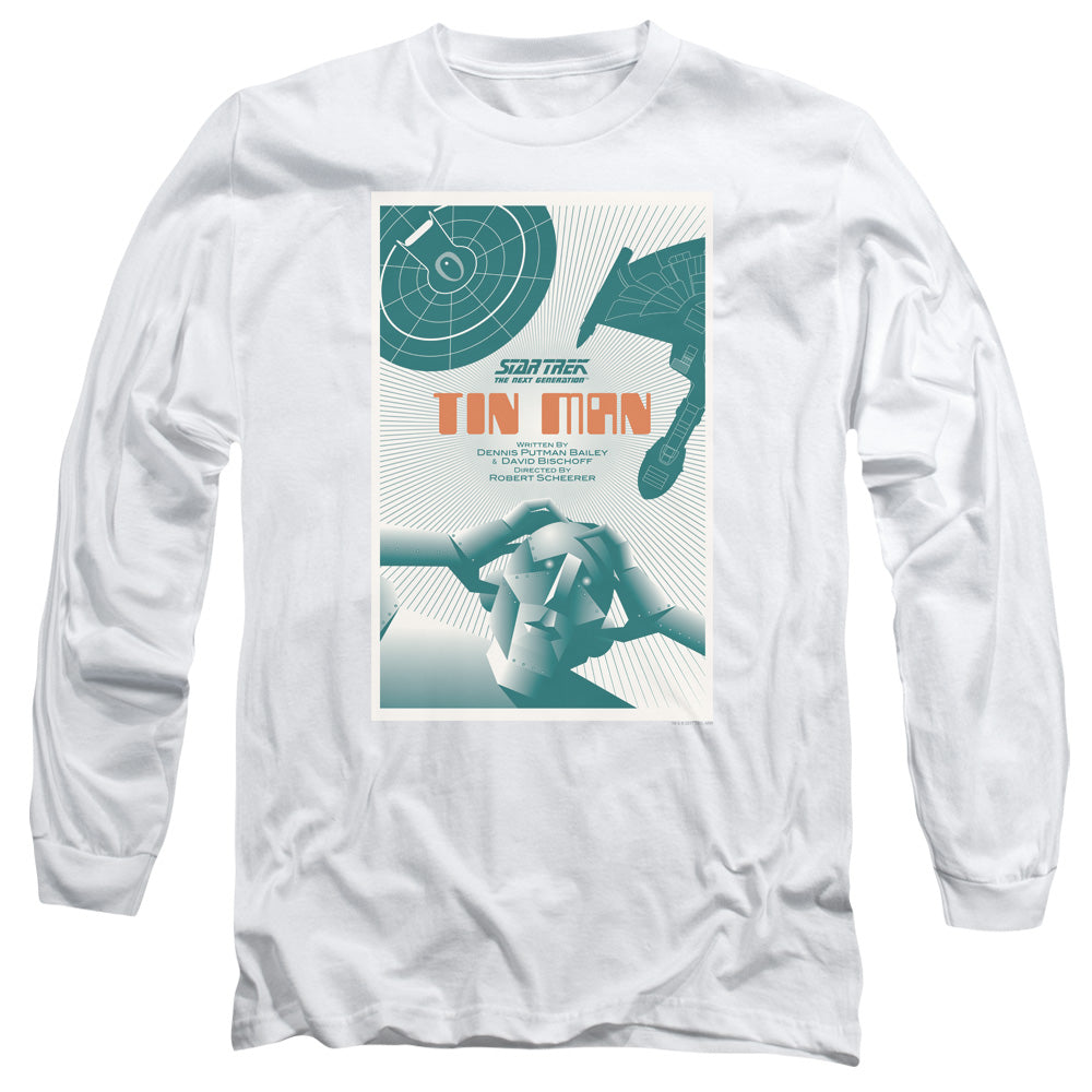 Star Trek Tng Season 3 Episode 20 Mens Long Sleeve Shirt White Officially Licensed Officially Licensed