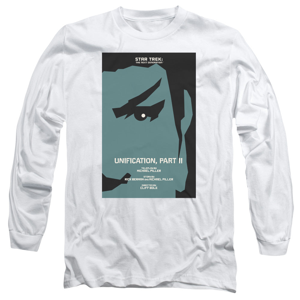 Star Trek Tng Season 5 Episode 8 Mens Long Sleeve Shirt White Officially Licensed Officially Licensed