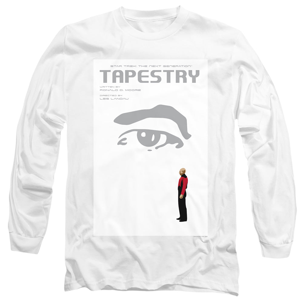 Star Trek Tng Season 6 Episode 15 Mens Long Sleeve Shirt White Officially Licensed Officially Licensed
