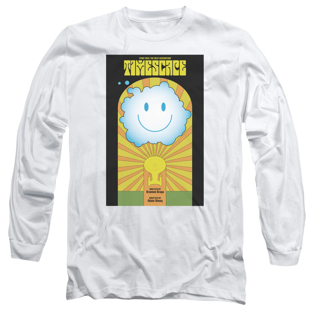 Star Trek Tng Season 6 Episode 25 Mens Long Sleeve Shirt White Officially Licensed Officially Licensed