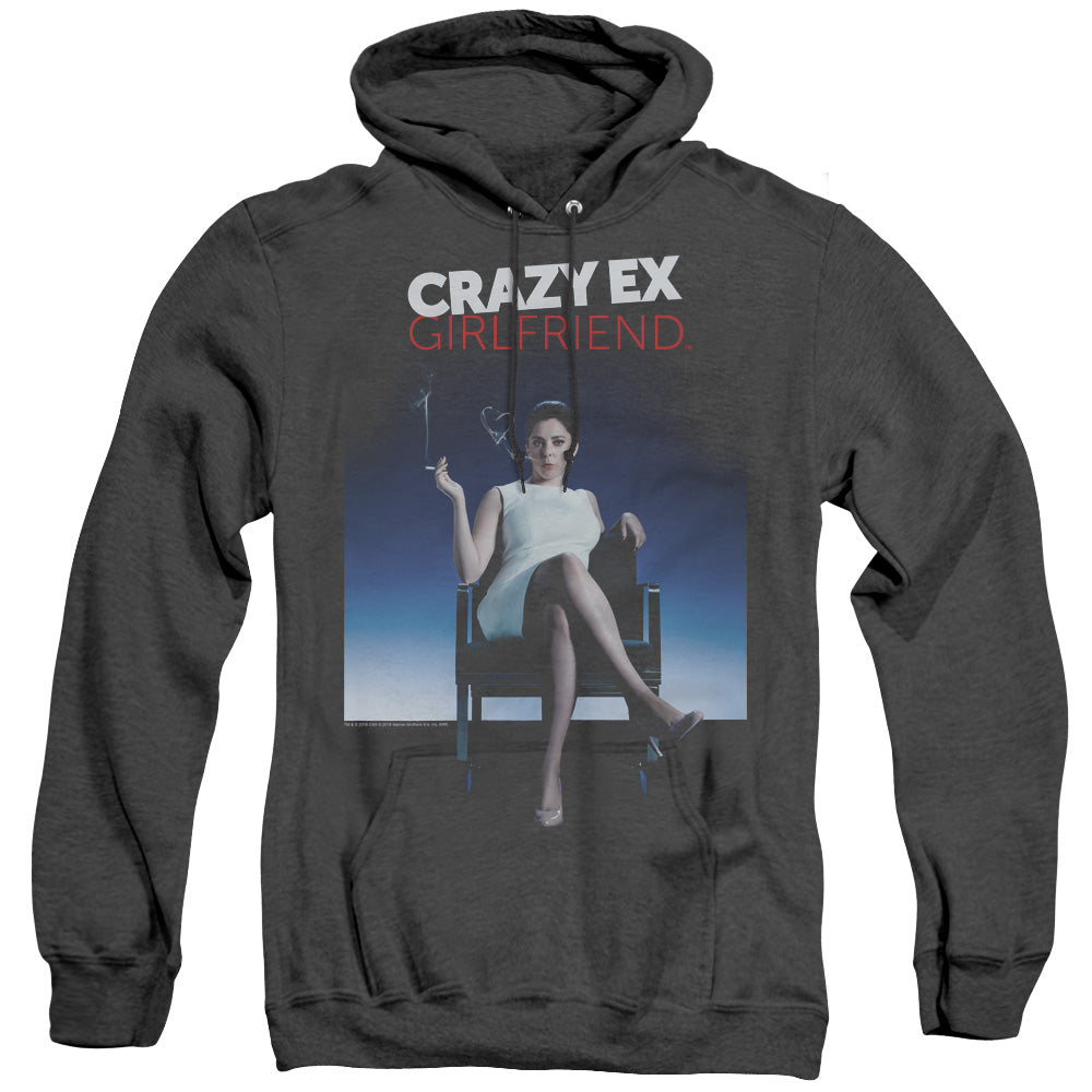 Crazy Ex Girlfriend Crazy Instinct Mens Heather Hoodie Black Officially Licensed